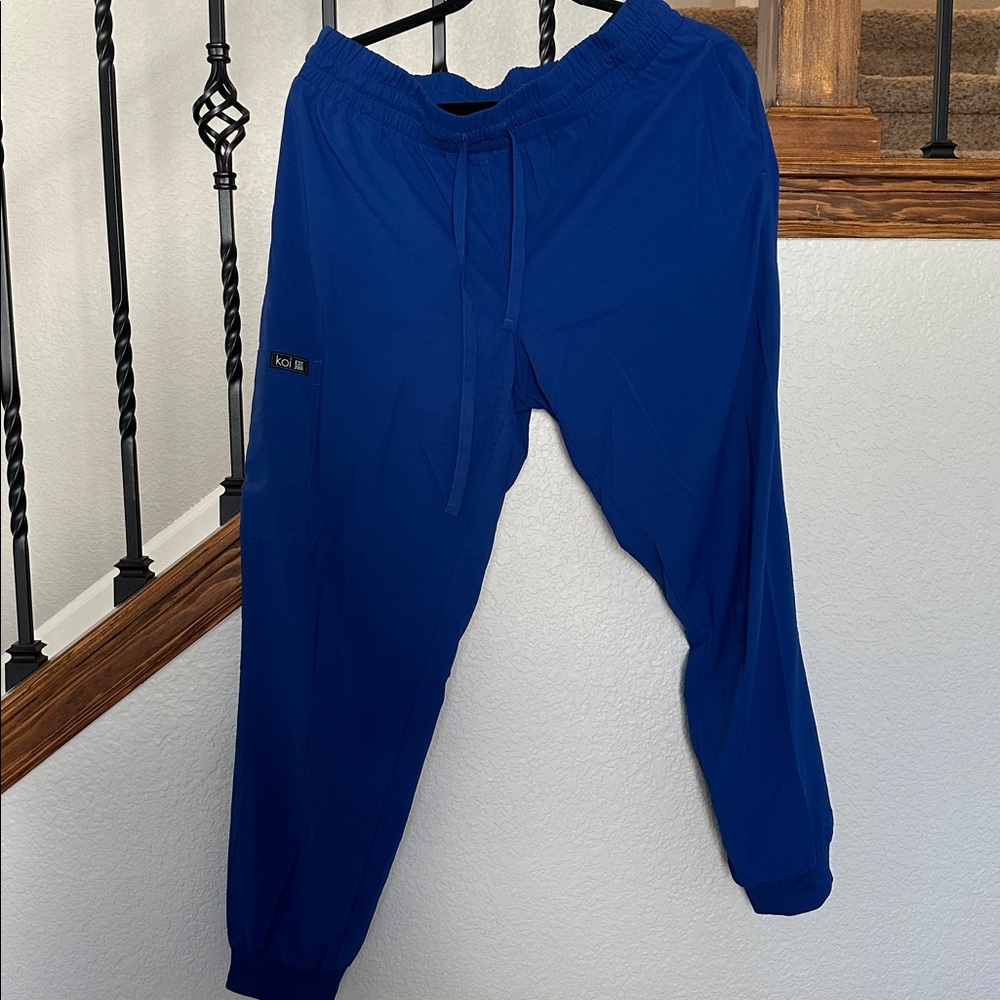 Blue scrub Jogger Pants